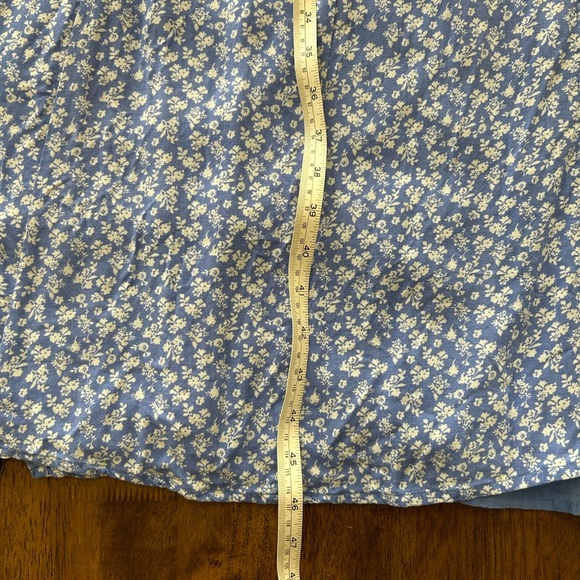 Bardot Light Blue Floral Midi Dress Size S - Picture 9 of 11